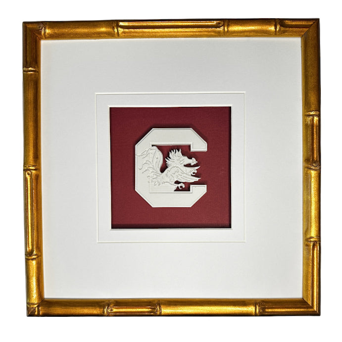 University of South Carolina Intaglio 10x10