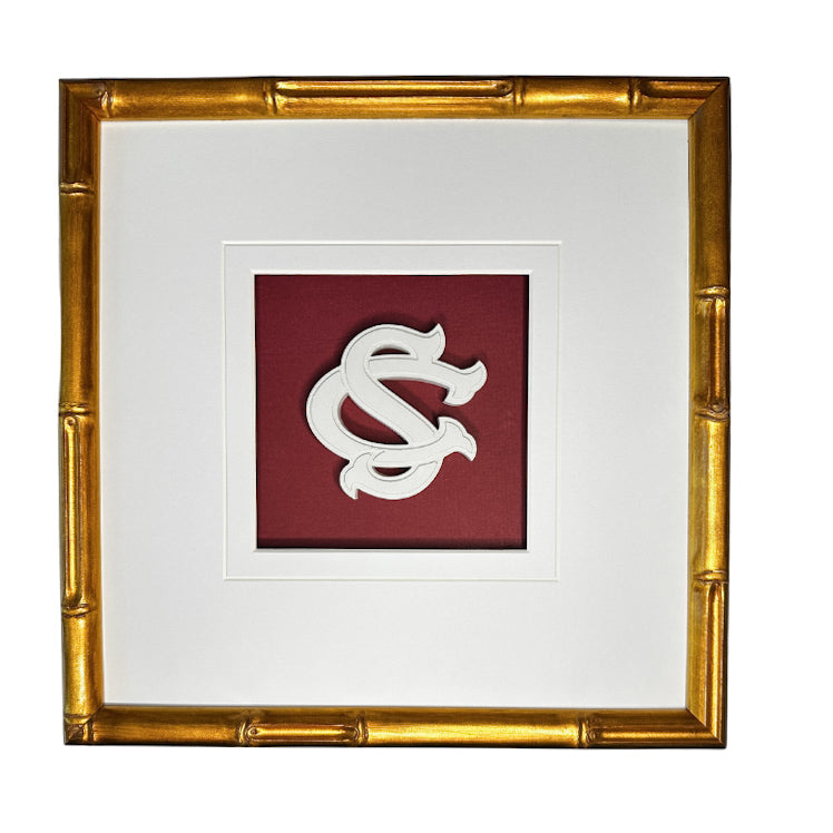 University of South Carolina Intaglio 10x10