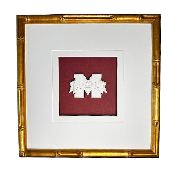 Mississippi State University Intaglio 10x10