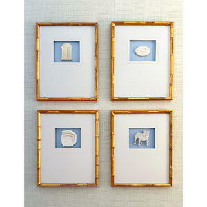 Set of 4 University of Georgia Intaglios 11x14