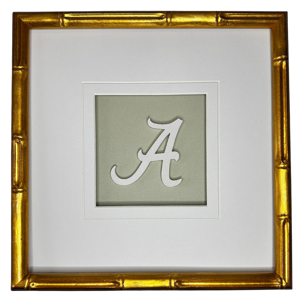 University of Alabama Intaglio 10x10