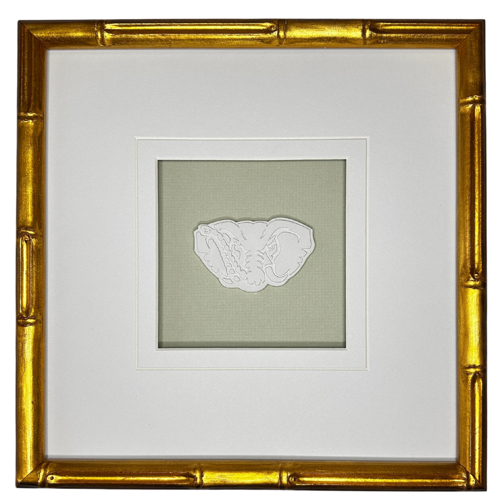 University of Alabama Intaglio 10x10