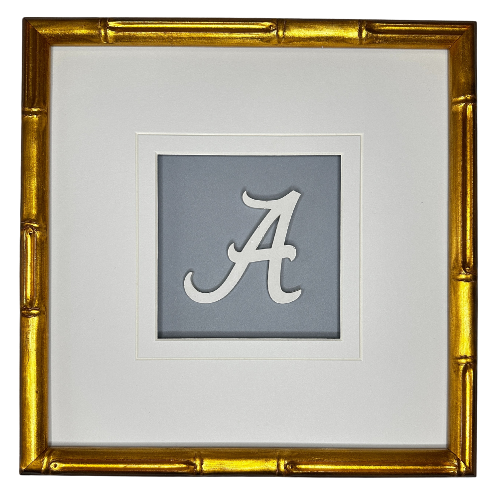 University of Alabama Intaglio 10x10
