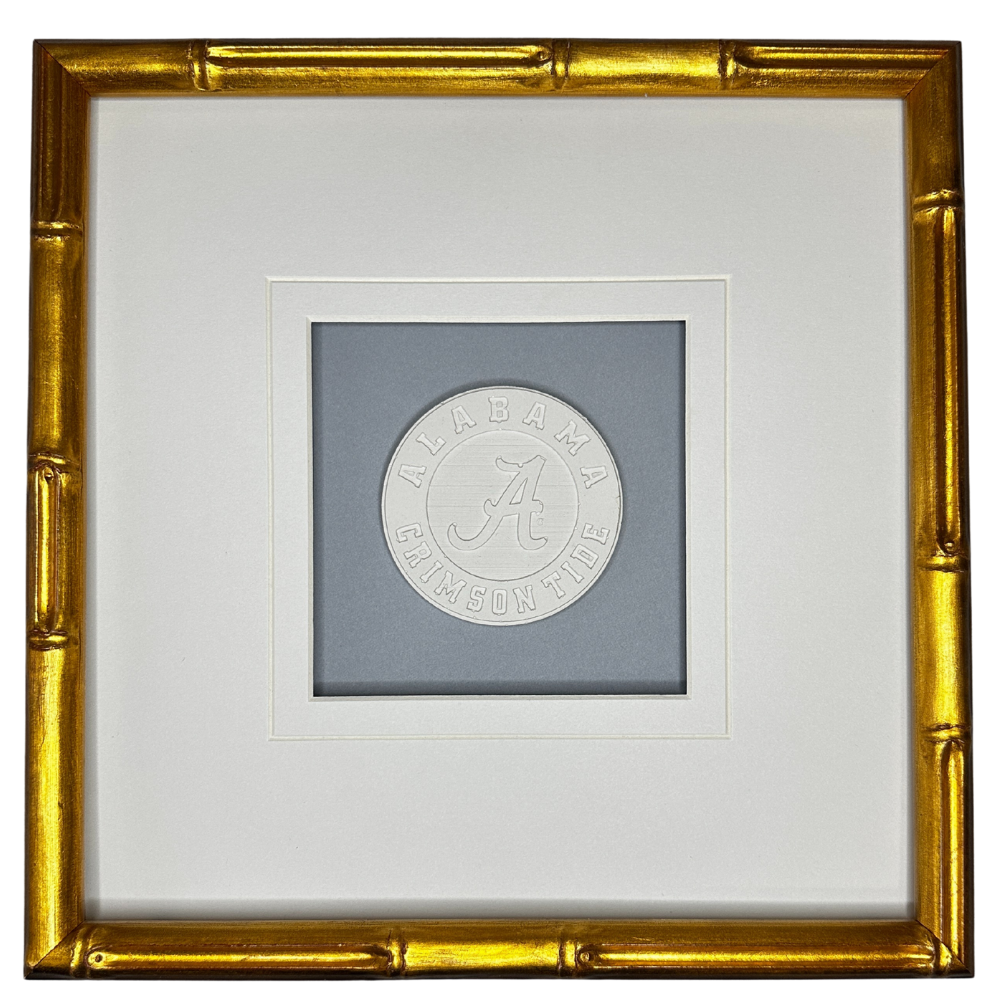 University of Alabama Intaglio 10x10