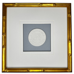 University of Alabama Intaglio 10x10