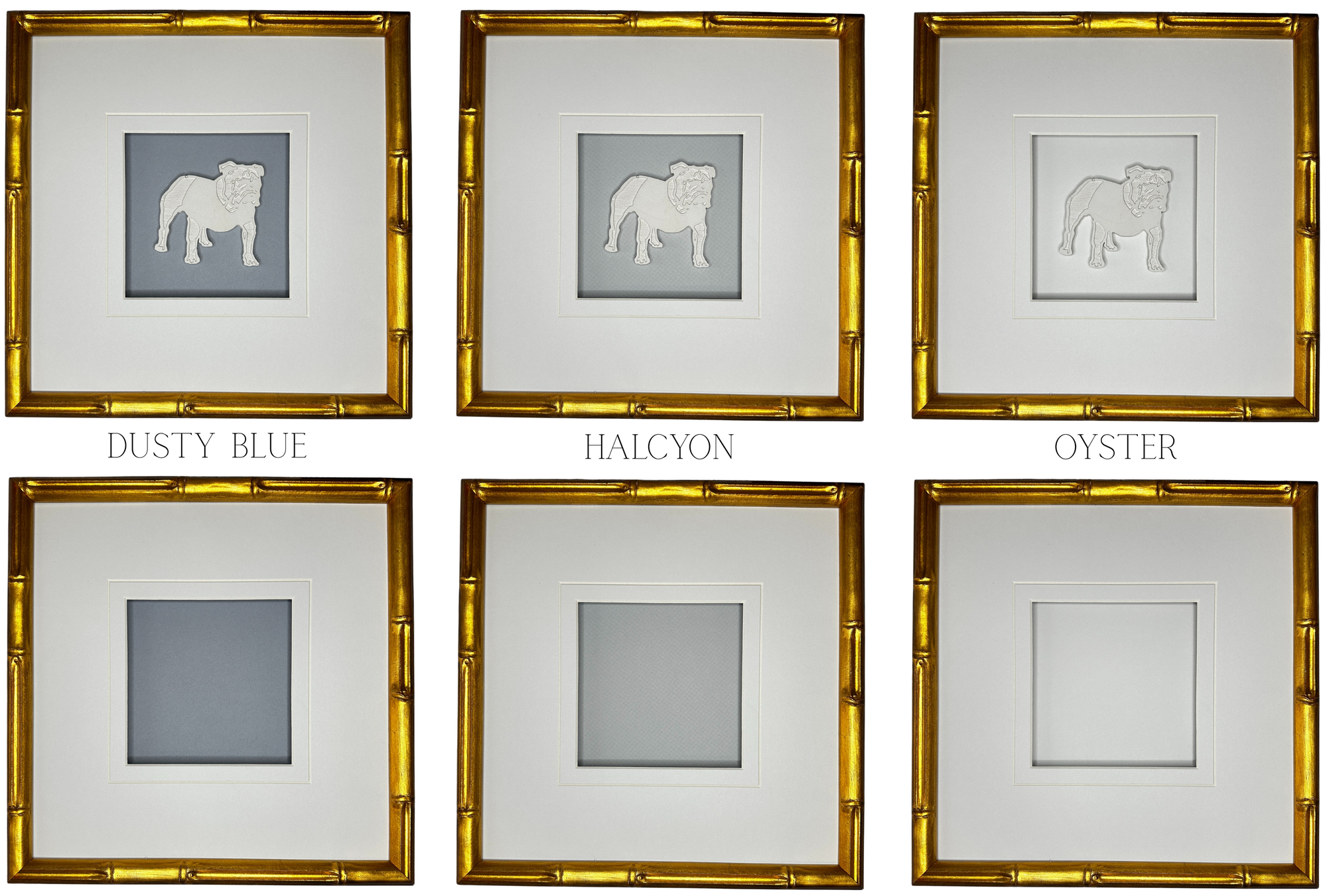 Set of 4 University of Alabama Intaglios 11x14