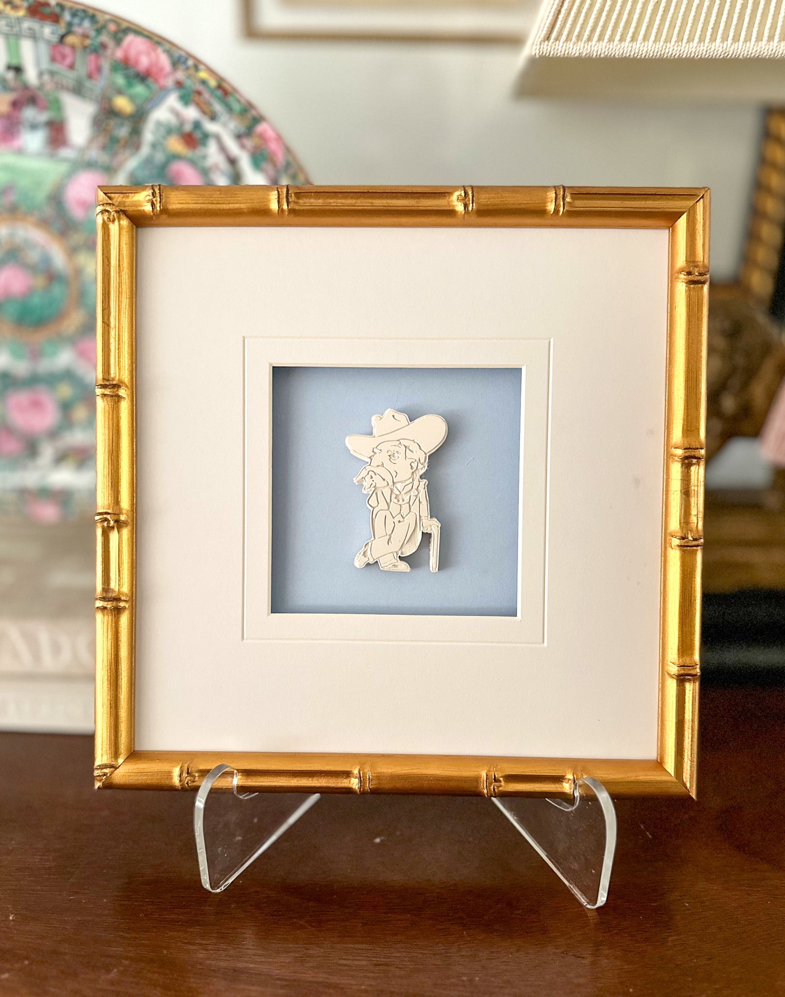 Ole Miss Intaglio 10x10