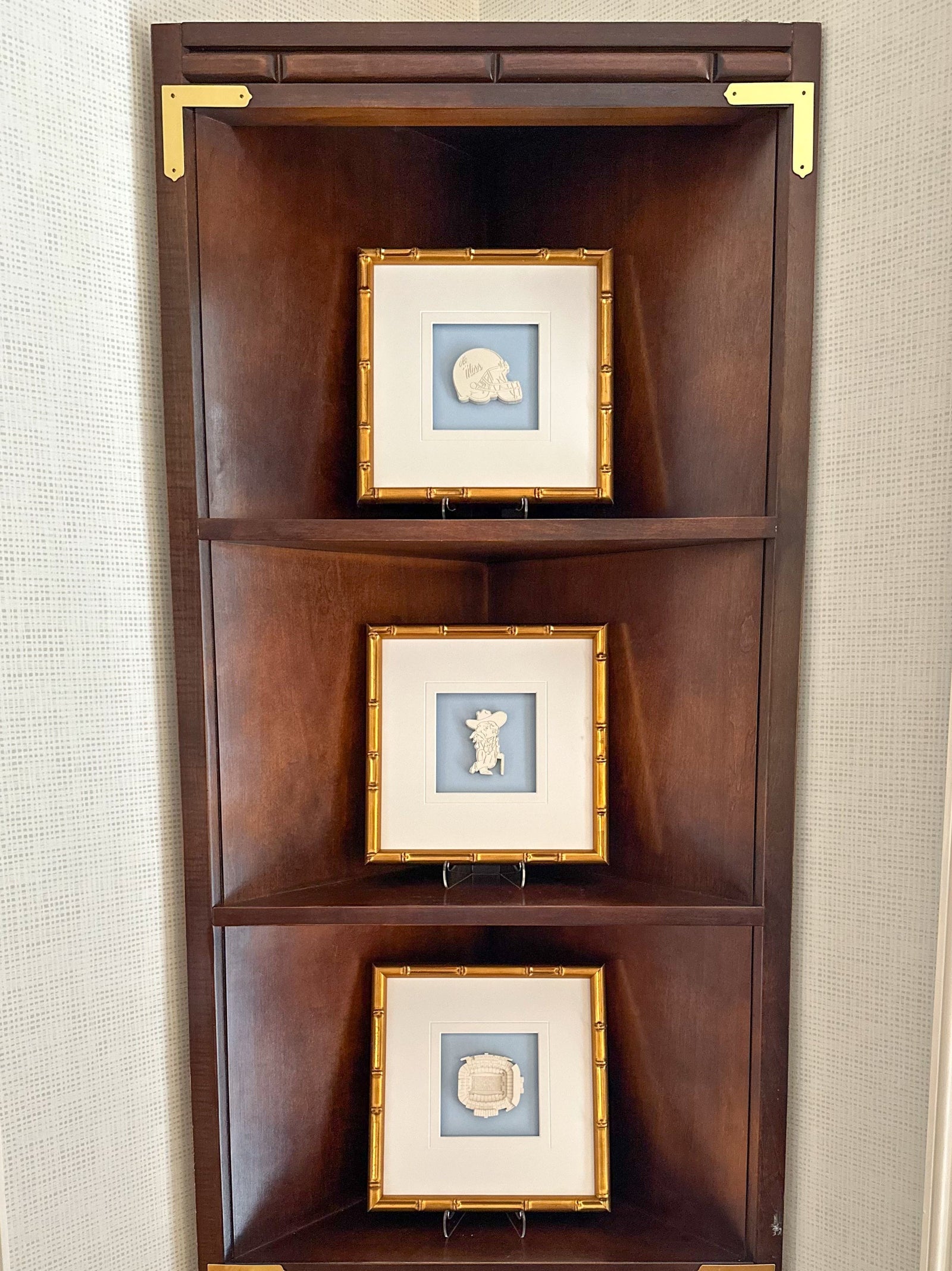 Set of 4 Ole Miss Intaglios 10x10