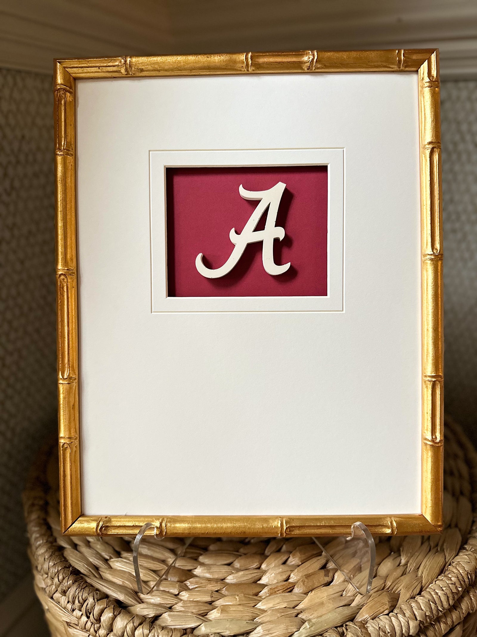 University of Alabama Intaglio 11x14