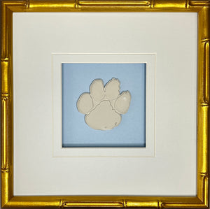 Set of 4 Clemson University Intaglios 10x10