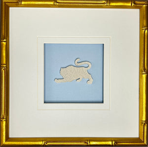 Set of 4 Clemson University Intaglios 10x10