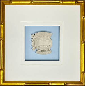 Clemson University Intaglio 10x10