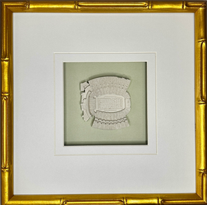 Clemson University Intaglio 10x10