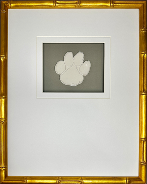 Set of 4 Clemson University Intaglios 11x14